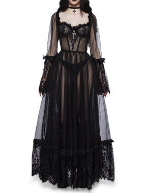 Dance With Death Maxi Dress